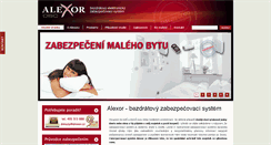 Desktop Screenshot of alexor.cz